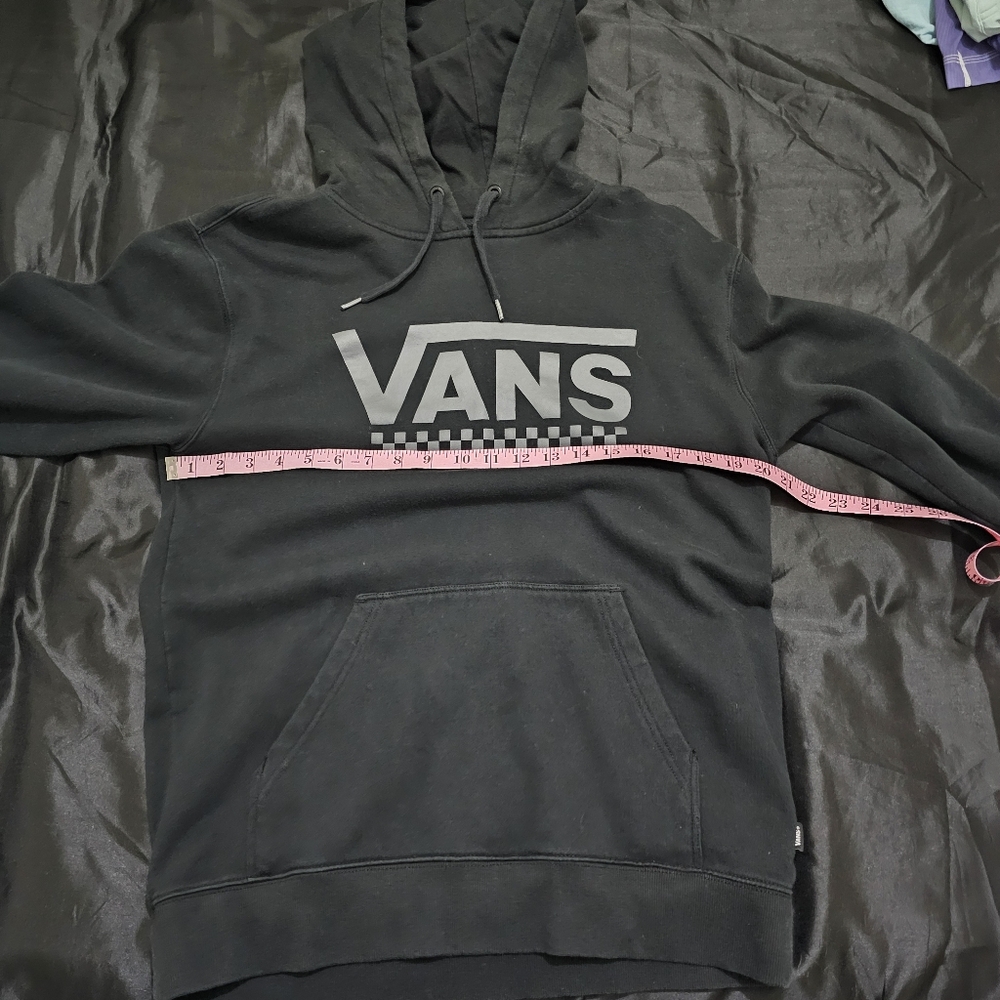 Vans pullover hoodie size M black